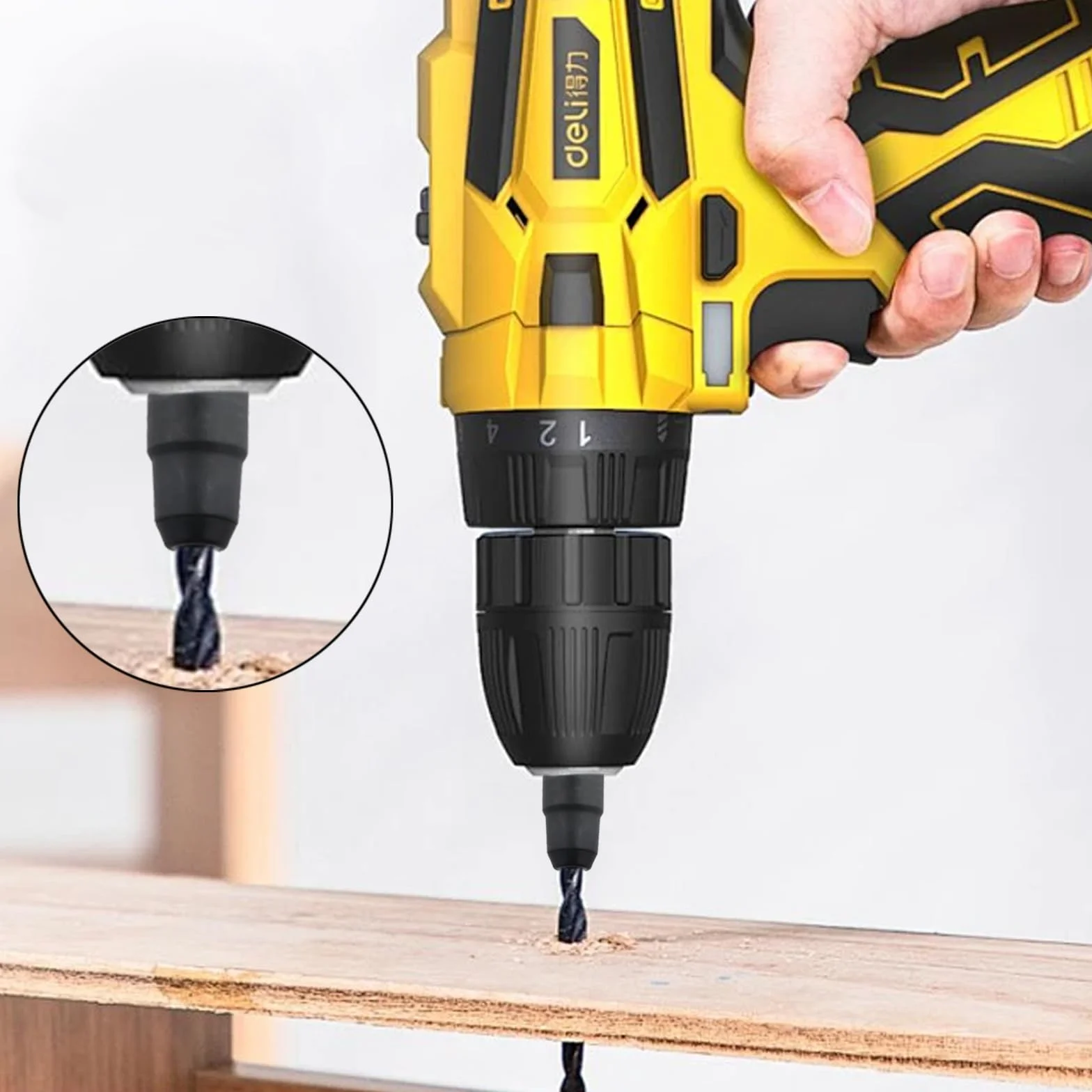 Joyan Adapter SDS Max A SDS Plus, adapter do wierteł udarowych, adapter do szybkonarzędzi wiertarskich, wiertarka udarowa do młotków młotkowych