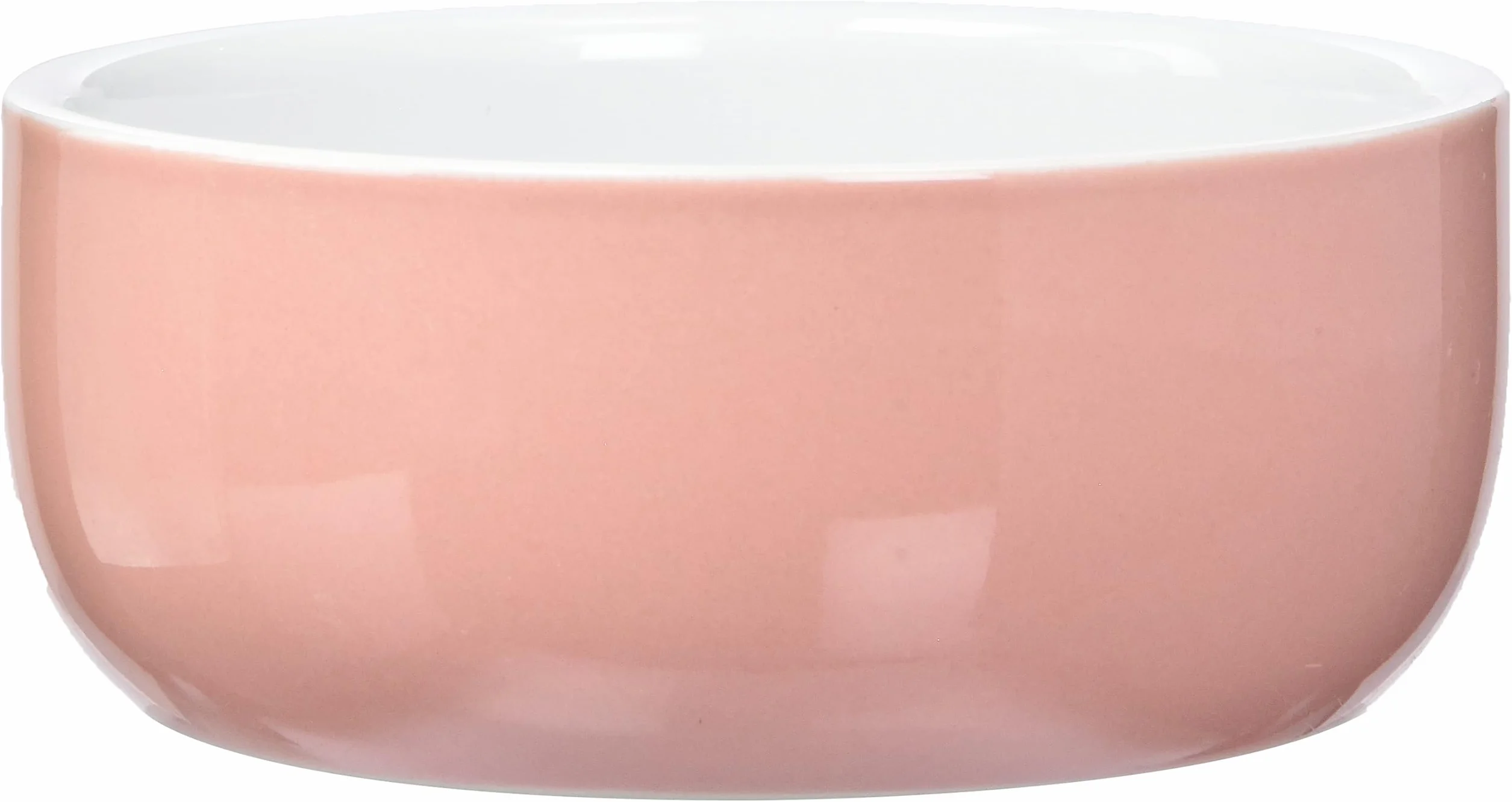 Nobby Ceramiczna miska dla gryzoni, kolor łososiowy/biały Ø 11 cm x 4,5 cm, 1 sztuka