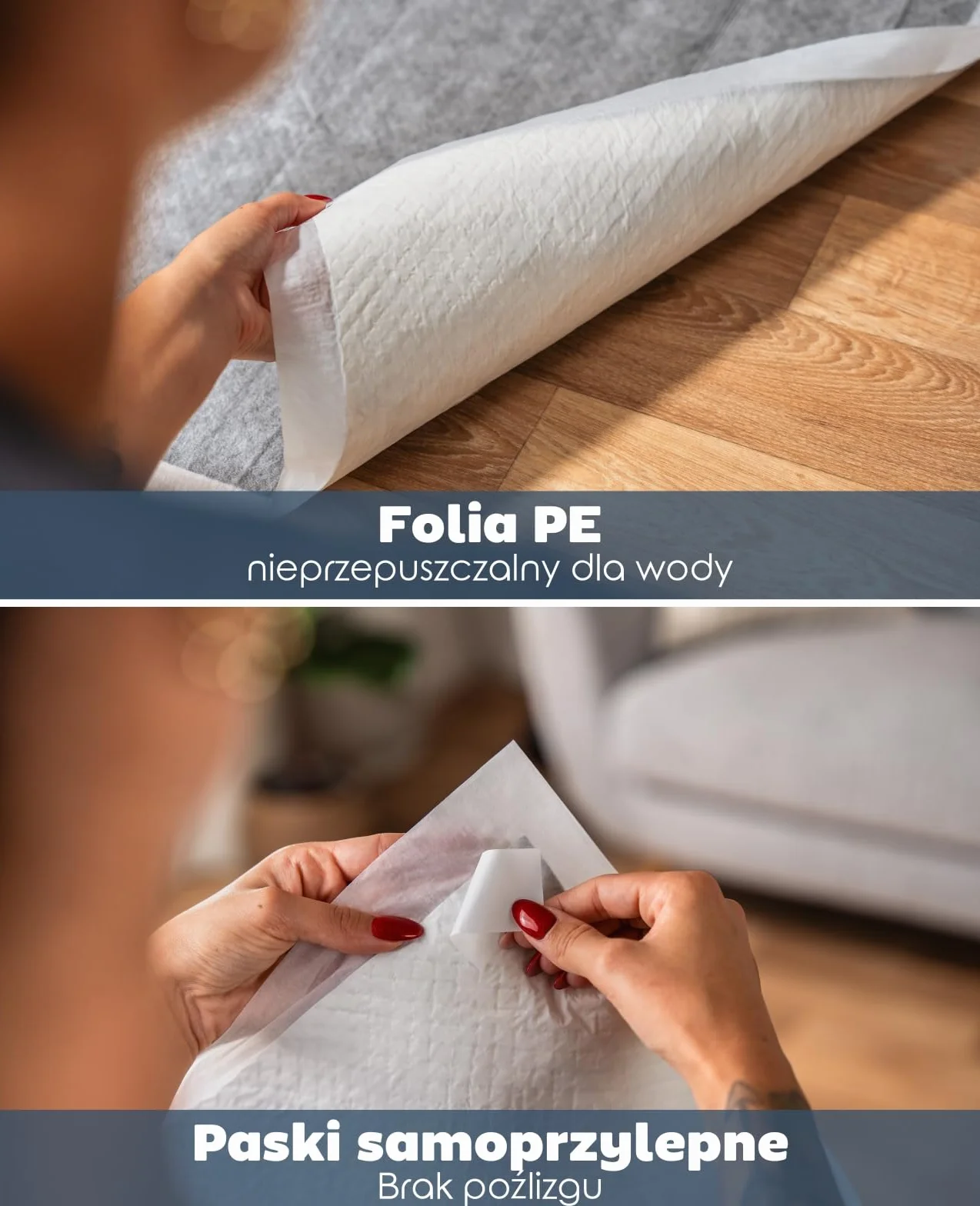 lionto Podkłady węglowe dla szczeniąt, 6-warstwowe maty treningowe z paskami klejącymi, 60x90 cm, 100 szt., nieprzemakalne, chłonne i wytrzymałe, dla chorych i starszych psów, czarno-białe