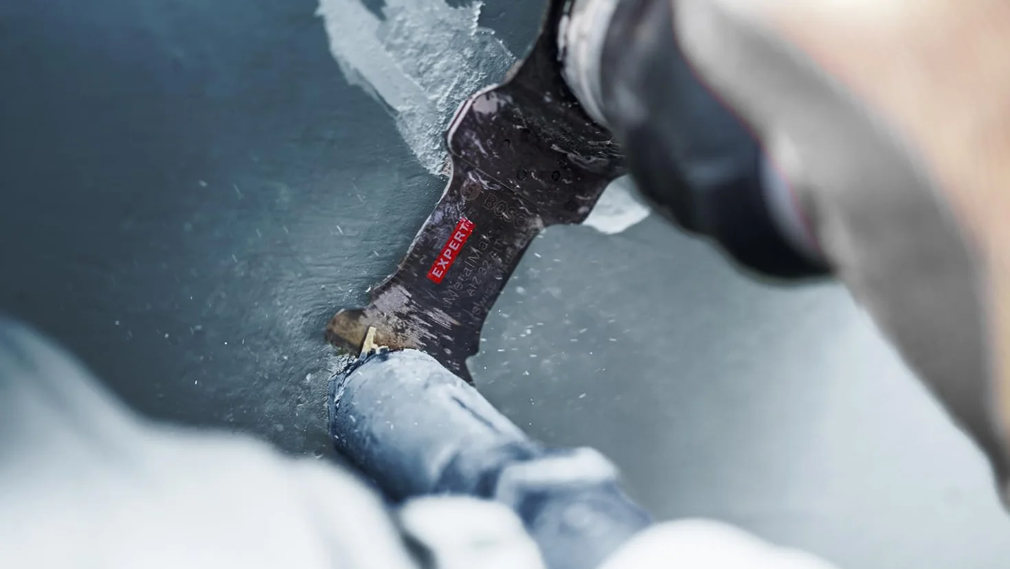 Bosch Professional 1x Brzeszczoty do cięcia wgłębnego EXPERT MetalMax AIZ 32 AIT (do Stal, Stal nierdzewna, Szerokość 32 mm, Akcesoria Narzędzie wielofunkcyjne)