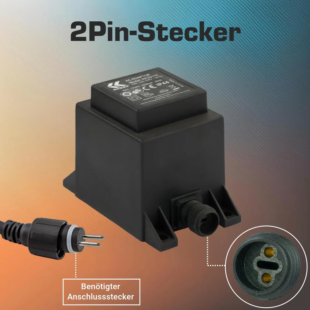 Kerry Electronics Transformator IP44 30 VA 12 V AC/AC zasilacz