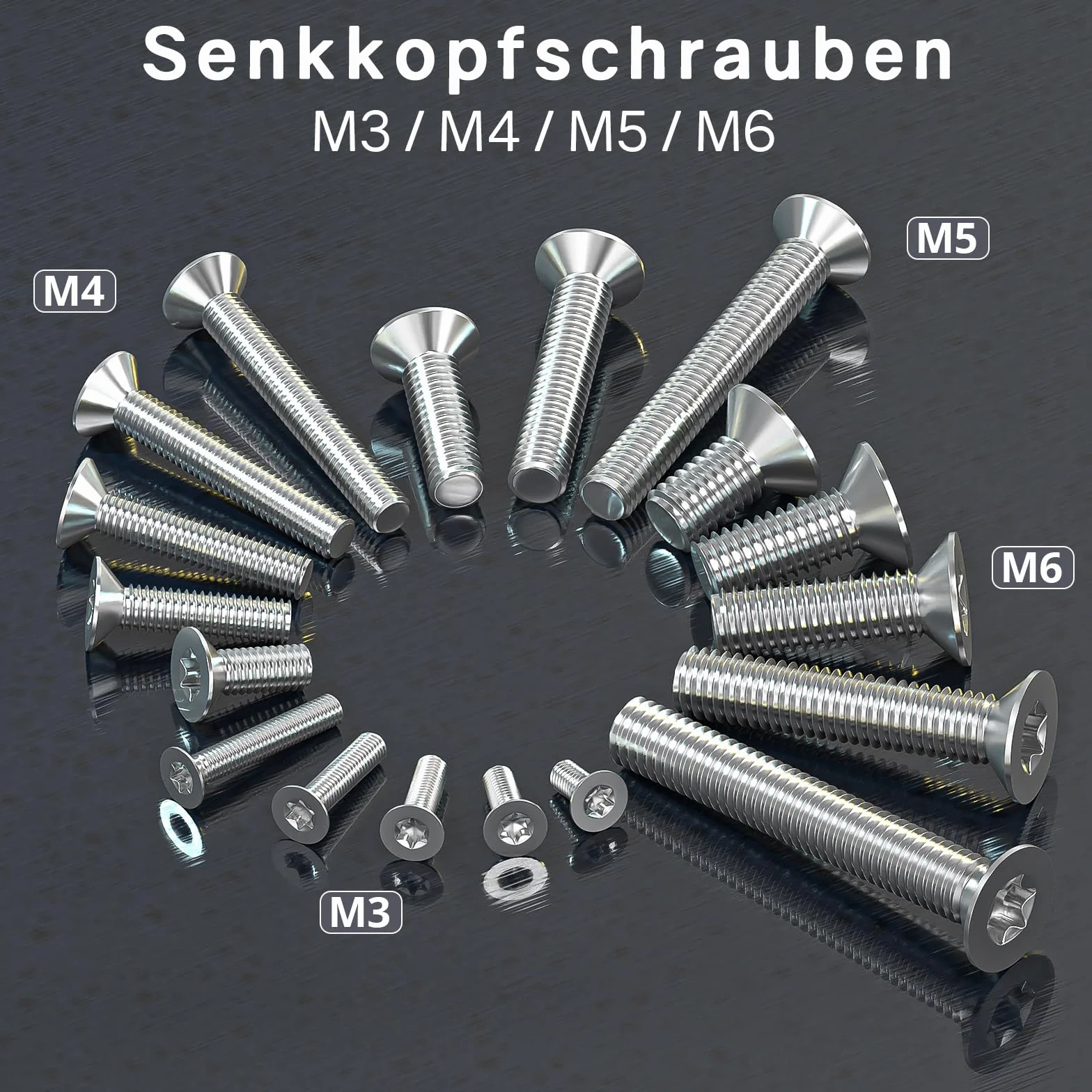 ORTAVA śruby M4 x 10 mm z stali nierdzewnej 304, Torx ISO 14581