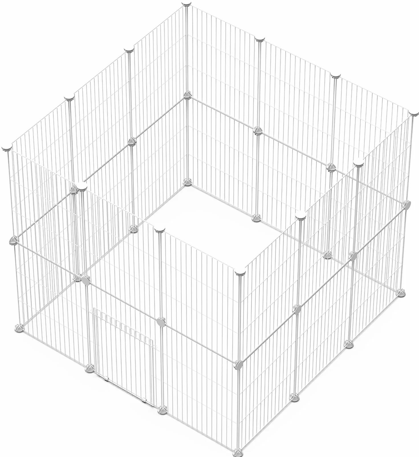 Wybieg dla małych zwierząt, Llaypen z drzwiami, wybieg dla chomików, królików, świnek morskich 43 x 32, 24 szt