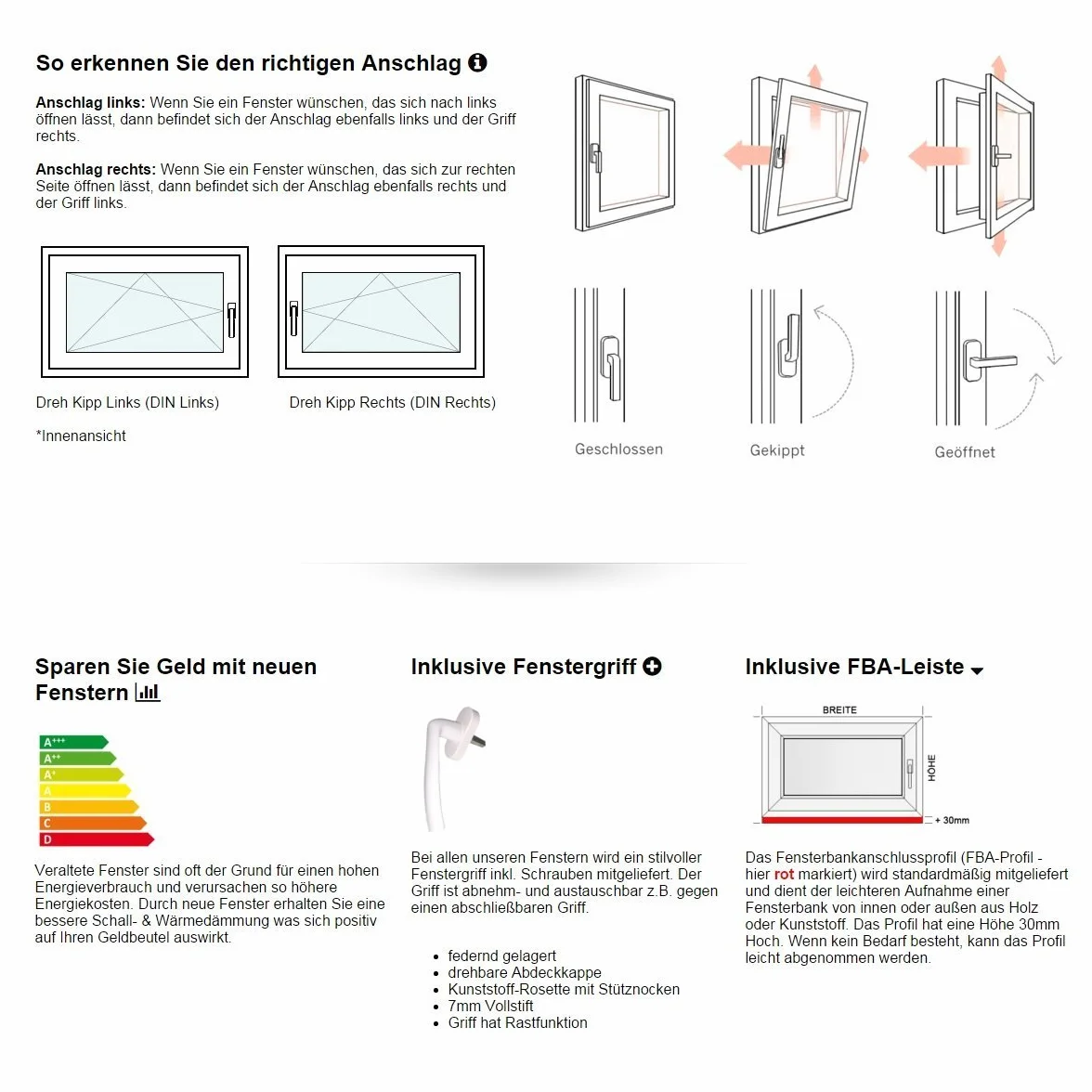 Okno piwniczne – tworzywo sztuczne – białe – szer. x wys.: 60 x 45 cm – DIN prawe – 2-krotne oszklenie – wymiary na życzenie bez dopłaty – towar magazynowy