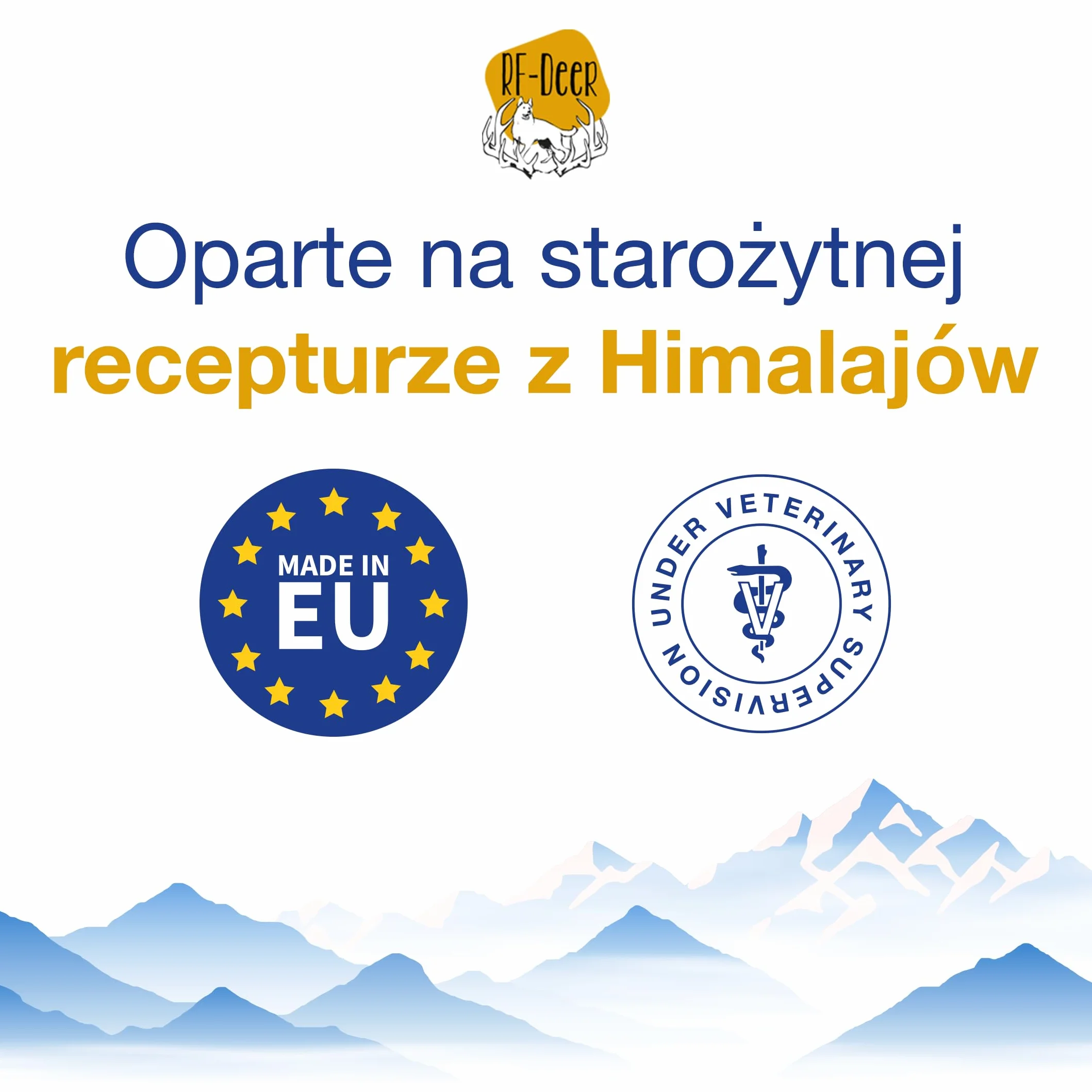 RF-Deer | Gryzak dla psa | Ser himalajski | Z mleka krów himalajskich | 100% naturalny skład | Bez GMO | Bez laktozy | Bez glutenu | Bez dodatku cukru | Wysoka zawartość białka | Rozmiar S | 3 szt