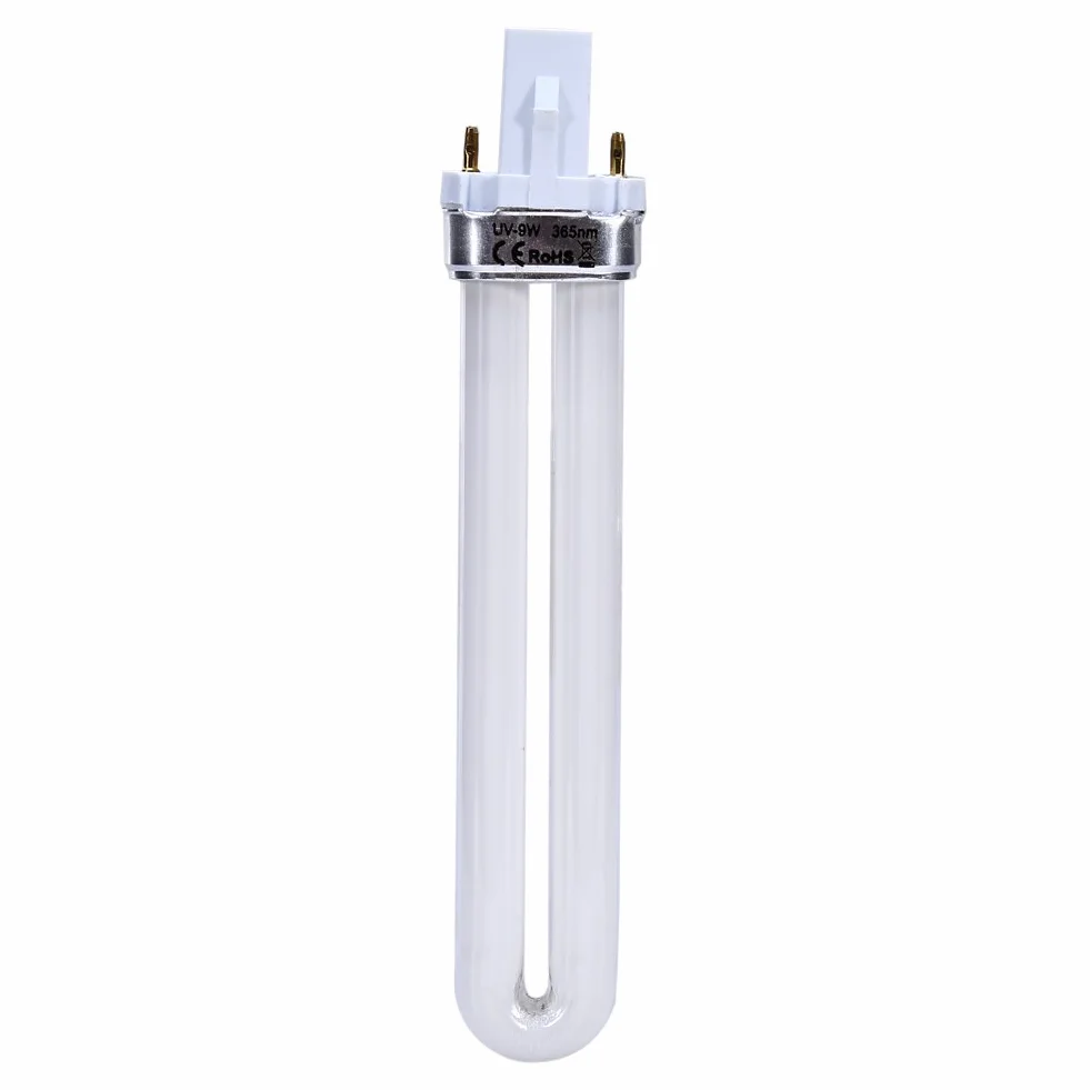 Lampy LED 9 W Zapasowa świetlówka UV Żarówki W Kształcie Litery U do Suszarki do Paznokci
