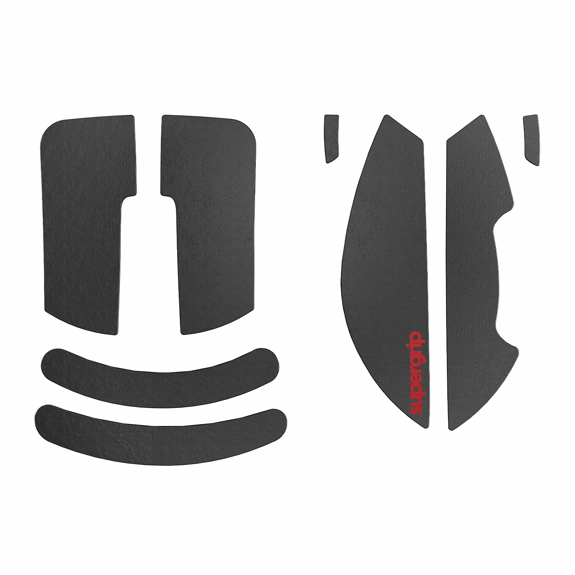 Pulsar Gaming Gears Supergrip zestaw taśm Griptape do Xlite V3, duży, pochłaniający pot, wydajny, antypoślizgowy, klej 3M, bez pozostałości, taśma do uchwytu myszy, ultra cienka, 0,5 mm