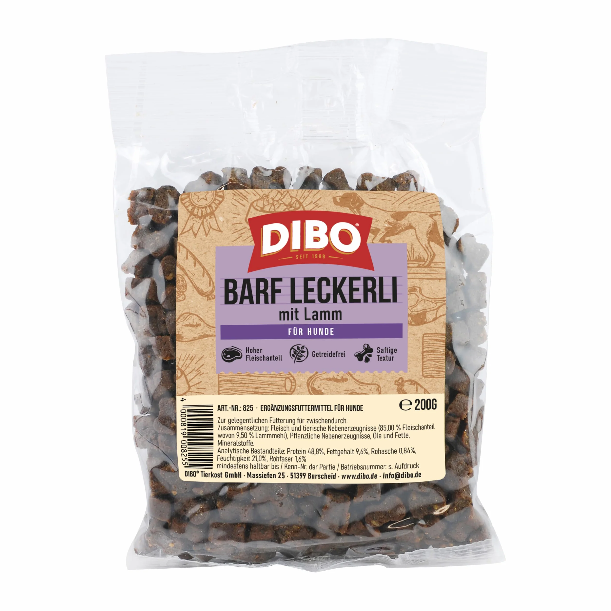 Dibo Przekąska dla Psów Jagnięcina 200 g
