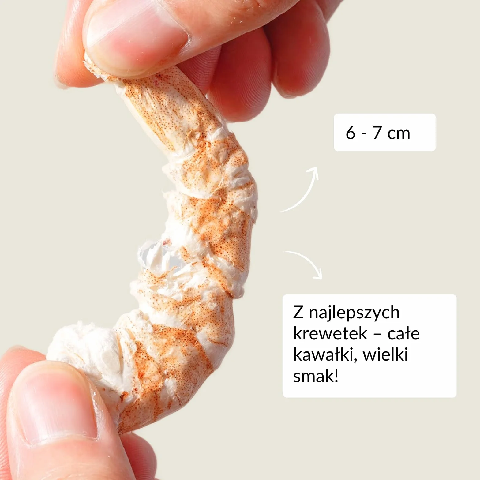 XXL liofilizowane przysmaki dla kota, 100% krewetka olbrzymia, monobiałkowe smaczki bez zbóż i bez cukru, tylko 1 składnik, zestaw 3 x 50 g