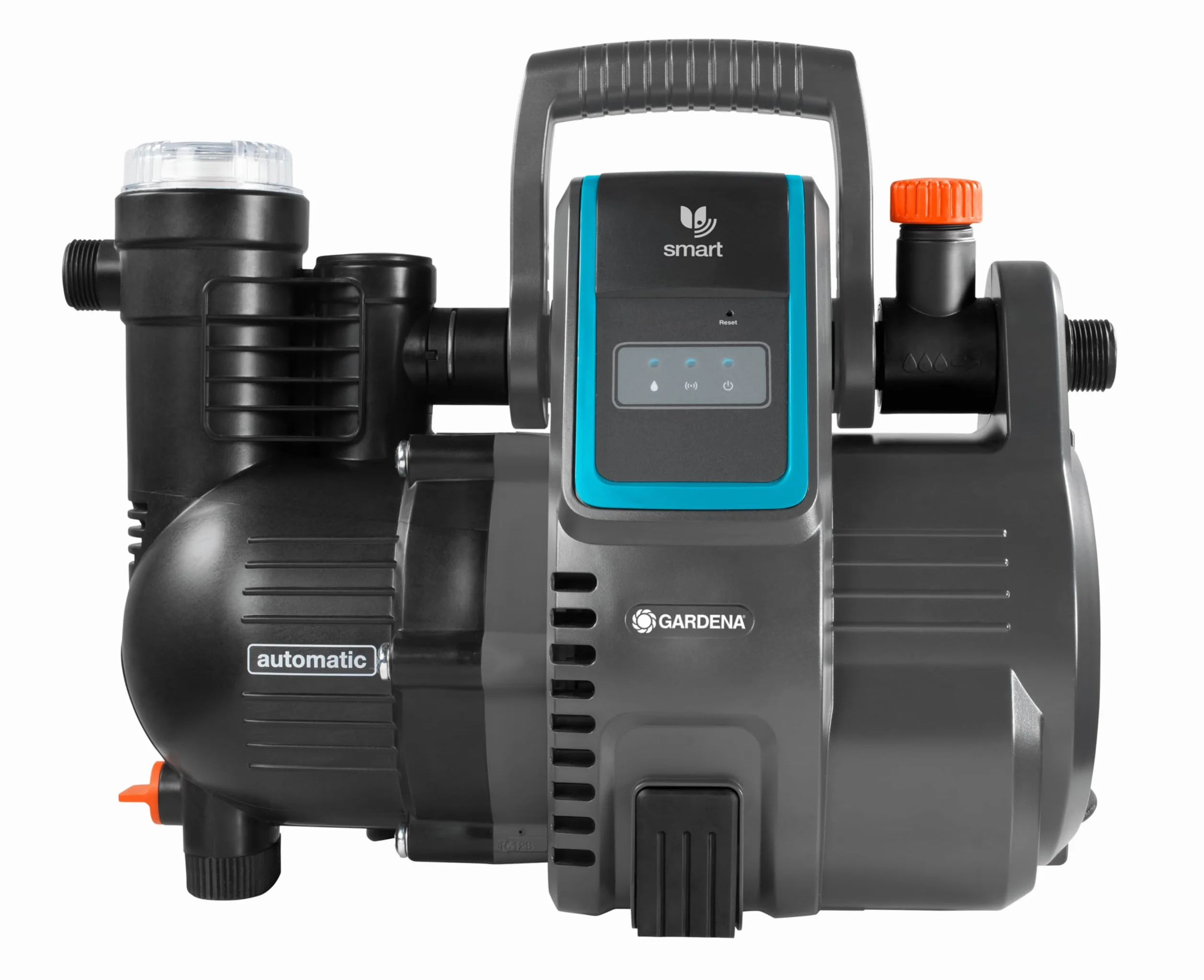 Gardena smart Pressure Pump 5000 l/h automatyczny hydrofor sterowany aplikacją filtr wstępny 8 m zabezpieczenie przed pracą na sucho