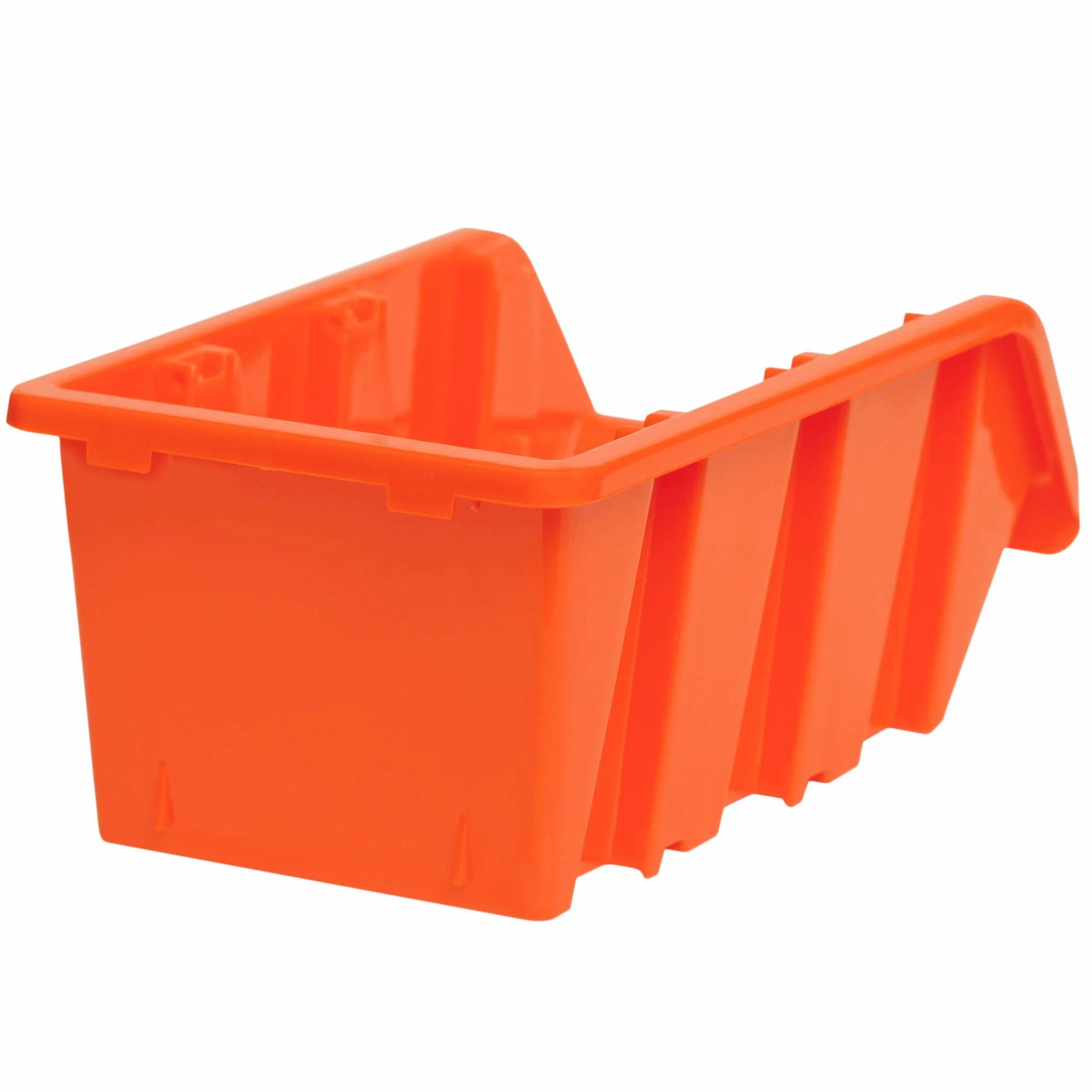 Botle 10 x pudełka magazynowe do warsztatu i garażu, pudełka do przechowywania, pudełka do sortowania, pudełka 120x195x90 mm, pomarańczowe pudełka magazynowe z tworzywa sztucznego, stosowe pudełka