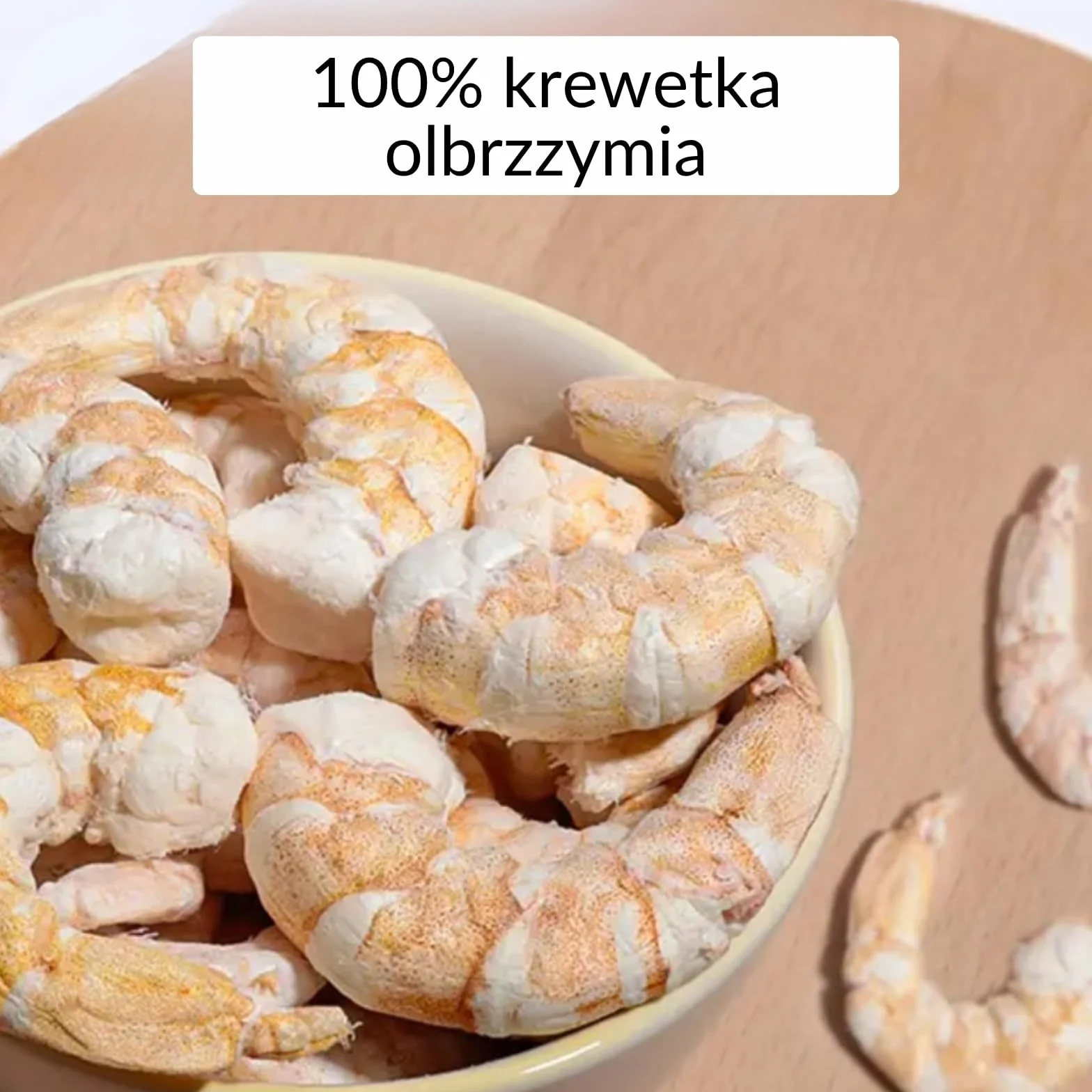 XXL liofilizowane przysmaki dla kota, 100% krewetka olbrzymia, monobiałkowe smaczki bez zbóż i bez cukru, tylko 1 składnik, zestaw 3 x 50 g