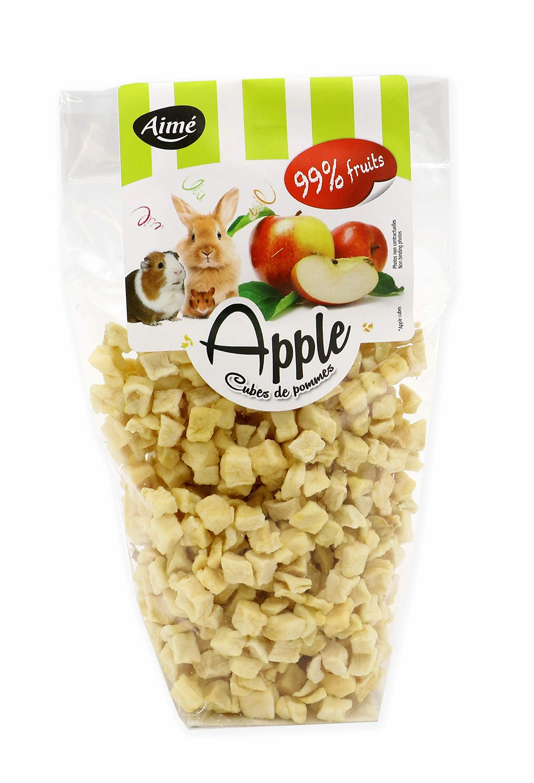 Aimé Chipsy jabłkowe Przysmaki dla królików/gryzoni 60 g