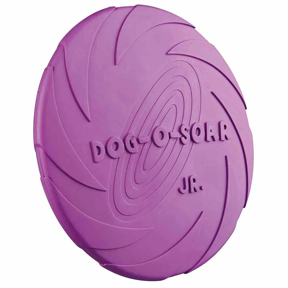 Trixie 33500 Dog Disc, naturalna guma, Ø 15 cm, losowy wybór kolorów