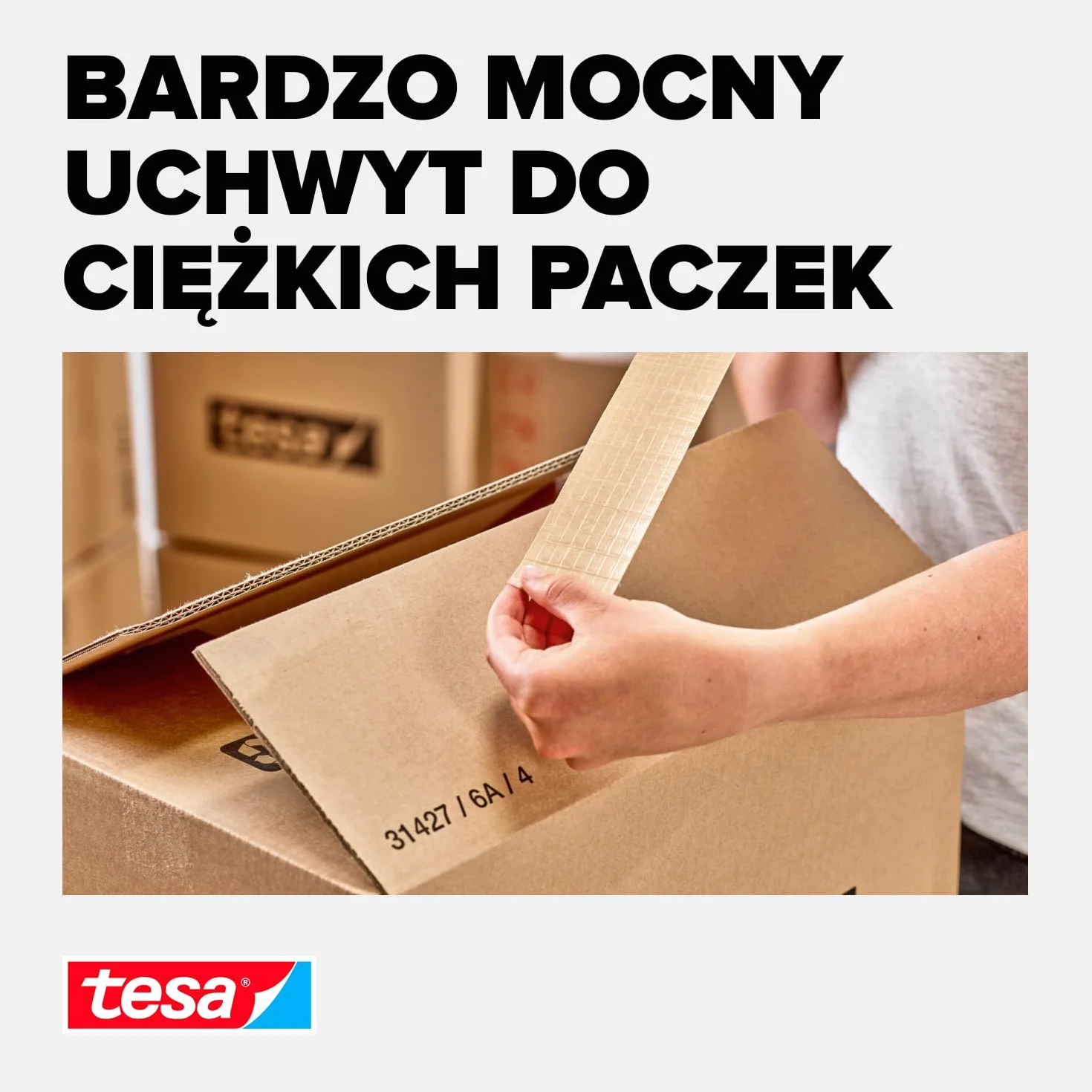 Tesa 56000-00000-00 Taśma do Pakowania, Brązowy, 25 m x 50 mm