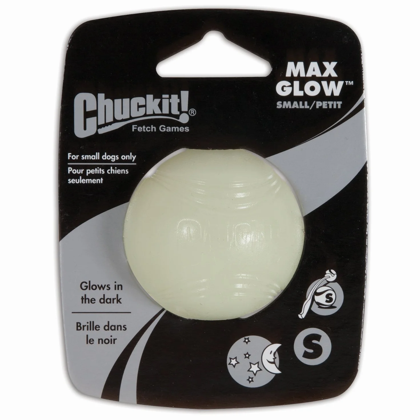 Chuckit! Max Glow in the Dark Fetch zabawka dla psa mała - 4 szt
