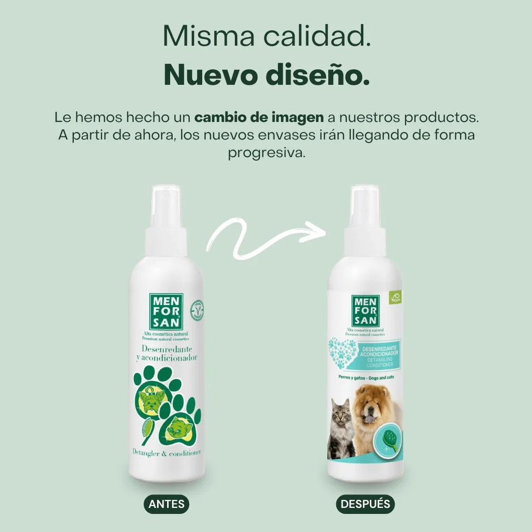 MENFORSAN Detangler & Conditioner dla psów i kotów Aloe Vera 125 ml
