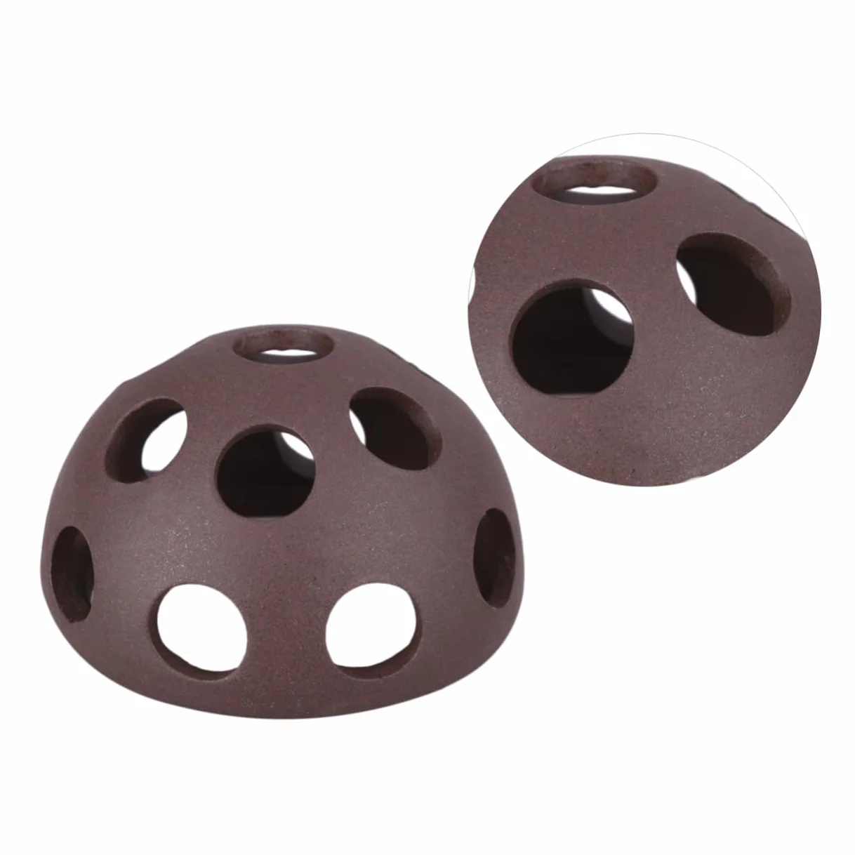 VANZACK 2-pakowy Zestaw Do Hodowli Ryb Akwariowych Porowaty Ceramiczny Domek Dla Krewetek