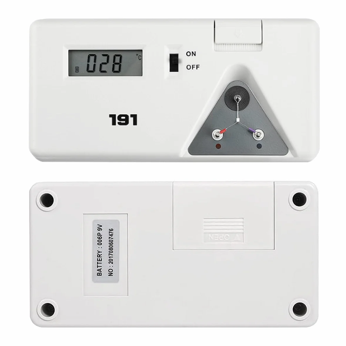 Termometr Grotu Lutowniczego, 0-600 °C (1200 °F) Cyfrowy Tester Temperatury Przenośny Elektroniczny Miernik Temperatury Końcówki Lutownicy Z Baterią, Do Stacji Lutowniczej