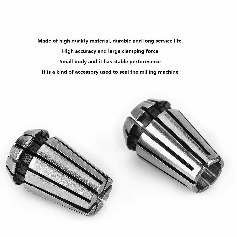 Precyzyjne uchwyty zaciskowe CNC 1/4" 1/8" do frezarki tokarki 2 sztuki