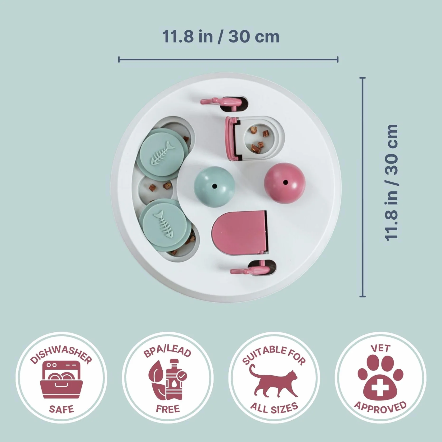 Trixie Activity Flip Board gra strategiczna dla kotów 23 cm