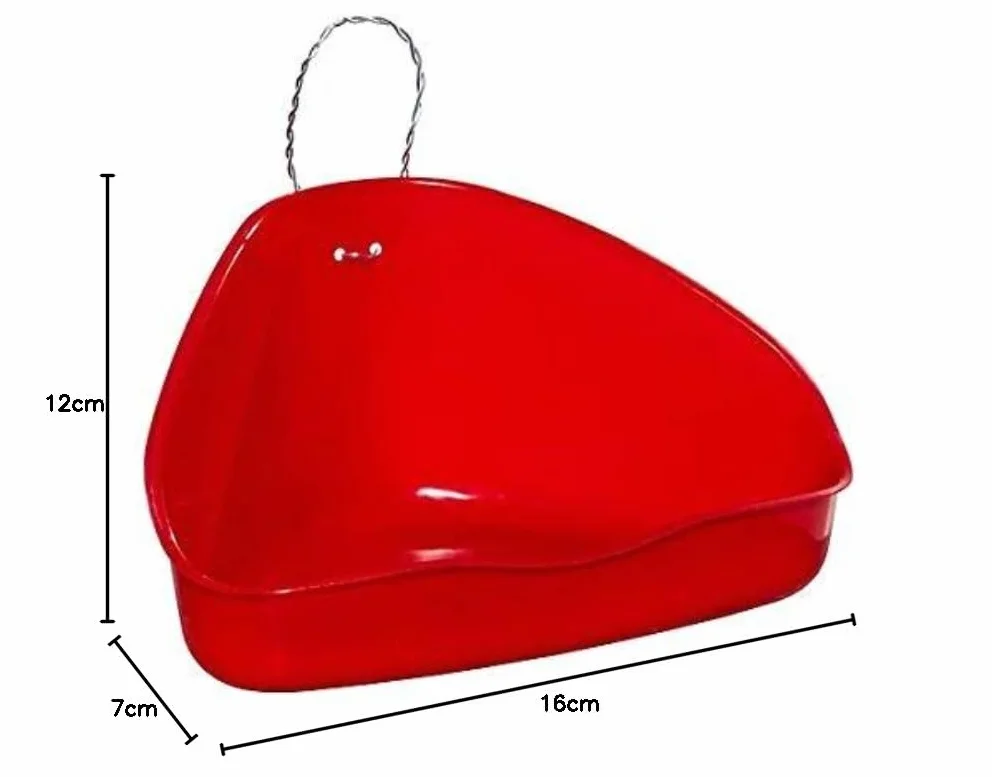 Trixie 4011905062549 Toaleta Narożna, 16 x 7 x 12 cm, Zielony