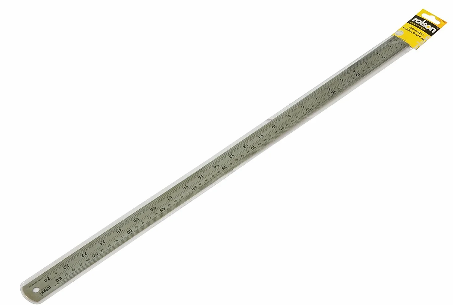 Rolson Linijka ze stali nierdzewnej 50826 600 mm