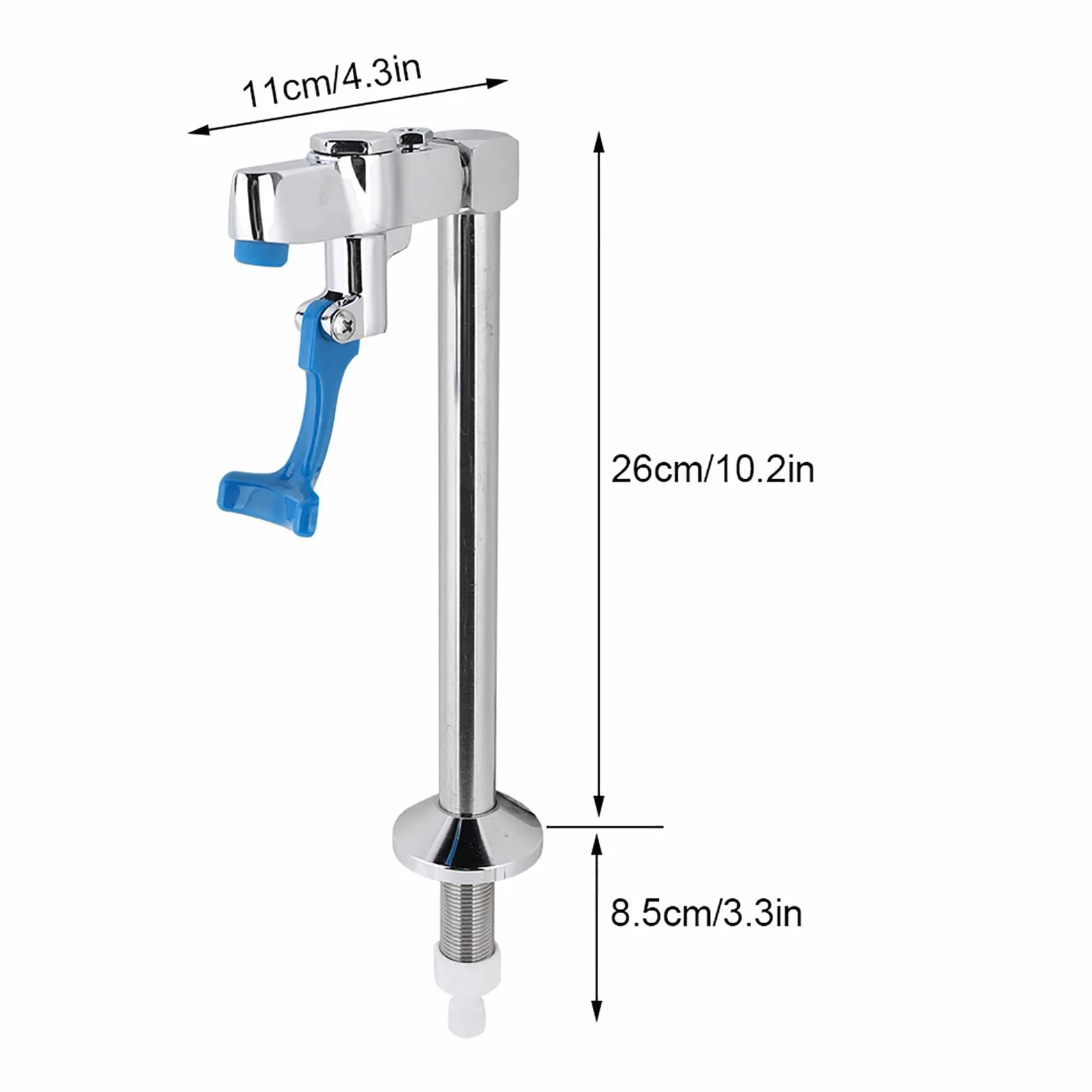 Bateria Kubkowa Push z Opóźnieniem Szklany Pojemnik do Napełniania Stacji Wodnej 26cm