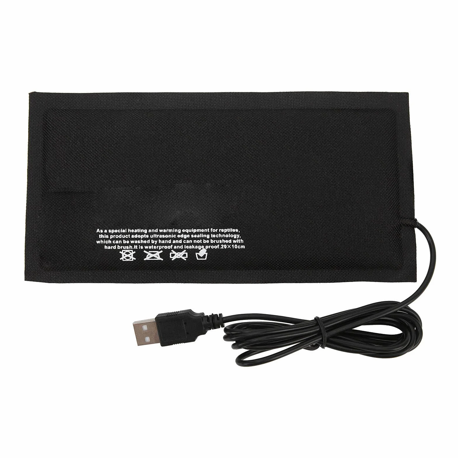 5V 2A USB Gad Podkładka grzewcza Terrarium Cieplej Mata grzewcza dla żółwi, jaszczurek, żab, węży, gadów i innych żółwi małych zwierząt(28x18cm)