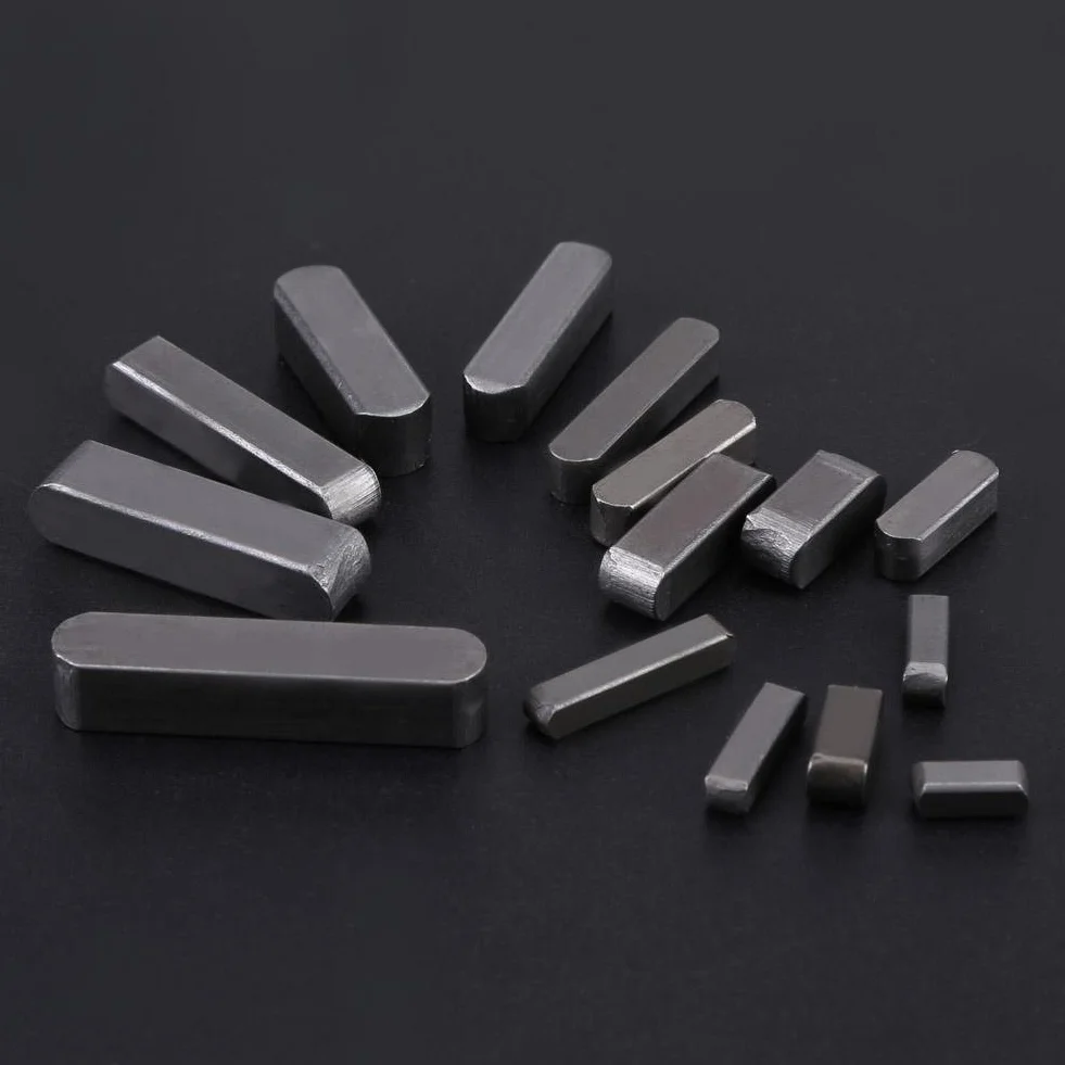 140 Stück Rundkeil, Passfedern für Parallelantrieb 8 mm, 10 mm, 12 mm, 16 mm, 20 mm, 25 mm, 30 mm