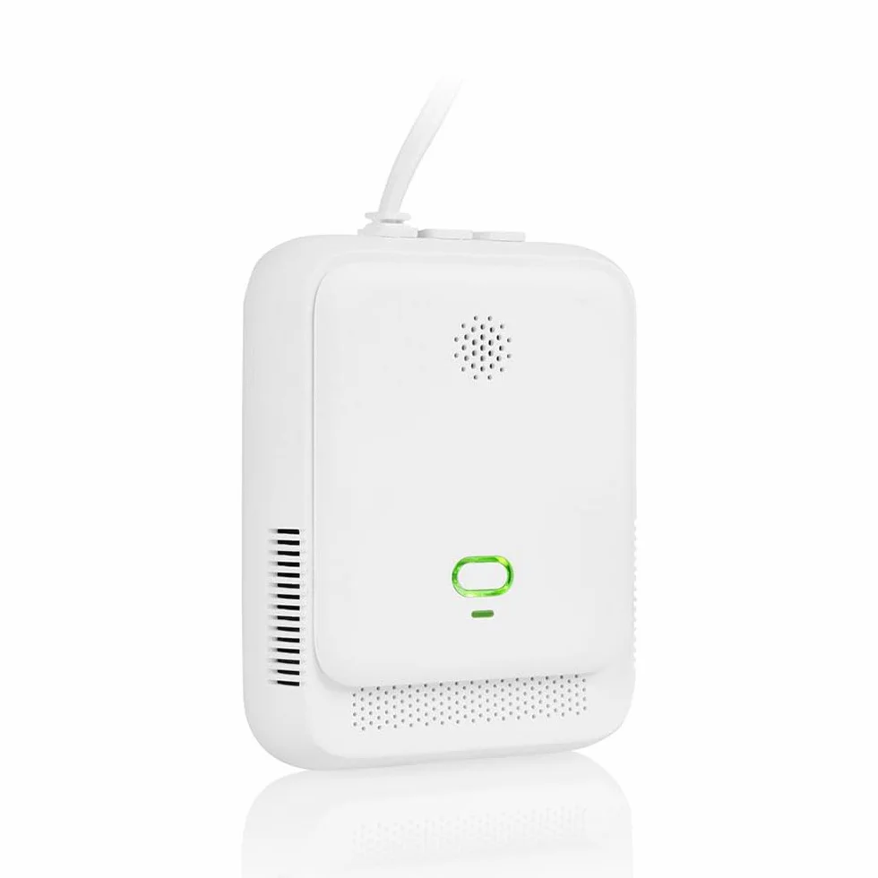 Smartwares Detektor gazu FGA-13410 gaz ziemny propan butan metan LNG LPG biały