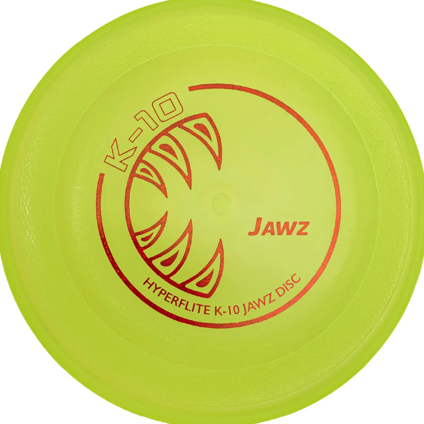 Hyperflite Pies Frisbee K10 Jawz odporny na gryzienie Discdogging żółty