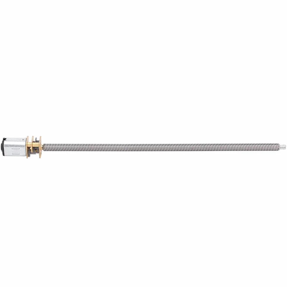 Walfront Skrzynia biegów DC T5 x 160 mm N20 dłuższy wał wyjściowy DC 6 V 60 RPM