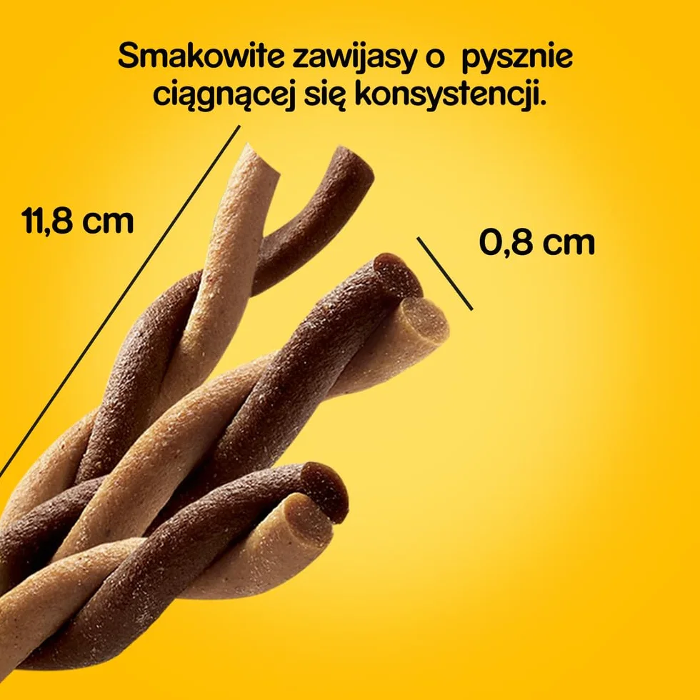 MARS KARMA Pedigree Rodeo uzupełniająca smakowite sprężynki do żucia z wołowiną 122 g (7 sztuk)