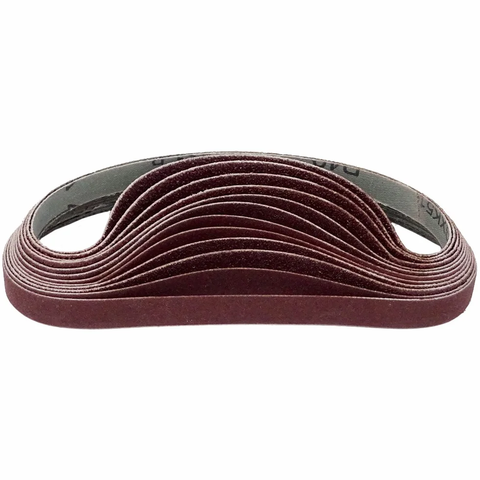SBS Taśmy szlifierskie Mix | 13 x 451 mm | 96 sztuk | po 16 szt. # 40, 60, 80, 120, 180, 240