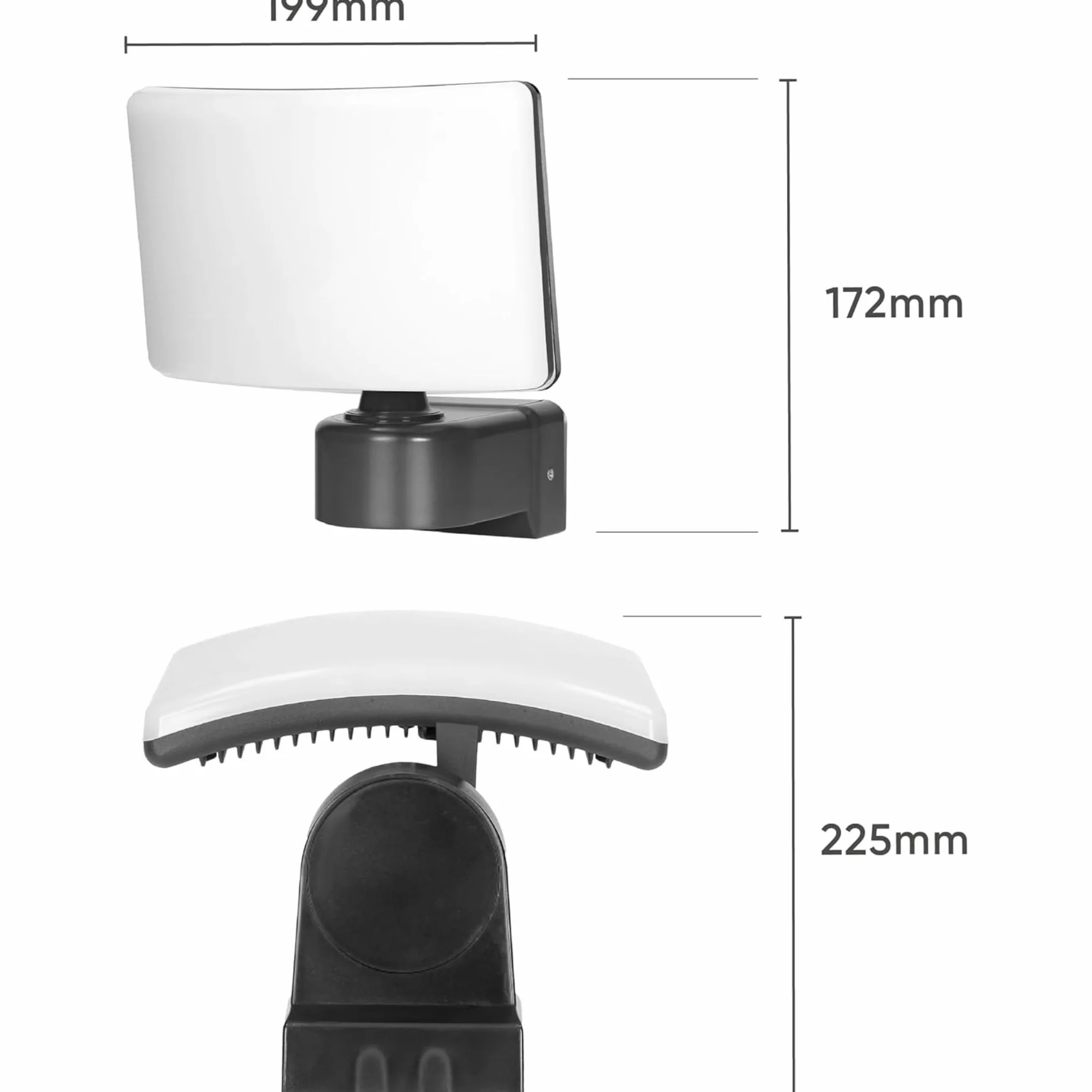 ADVITI TOS LED 30W Naświetlacz LED Ogrodowy 220lm 4000K PC IP65 (Czarny)