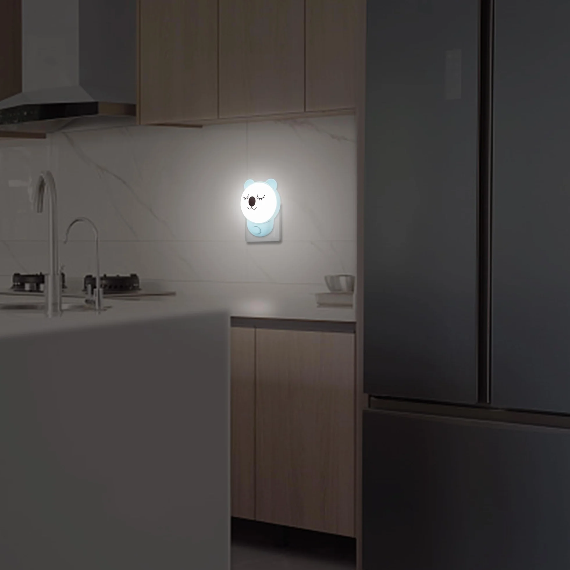 Wetry Lampka nocna dla dzieci, gniazdko elektryczne z przełącznikiem, lampka nocna, lampka nocna dla dzieci, prezent dla noworodka