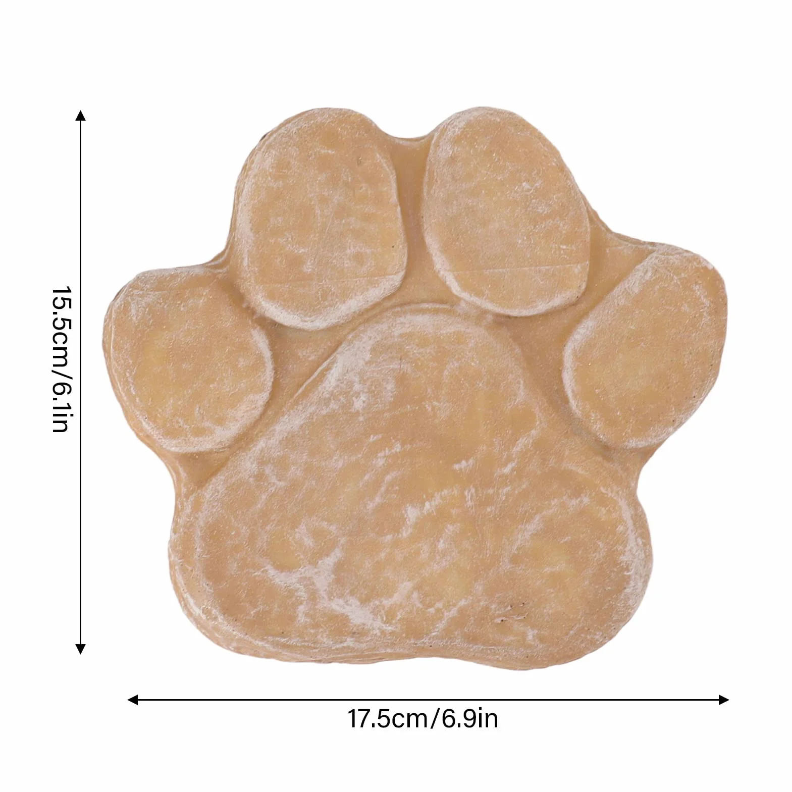 Pawprint Kamień Pamięci DIY Marker Pet Nagrobki Pomnik z Żywicy dla Ogrodu Trawnika Patio