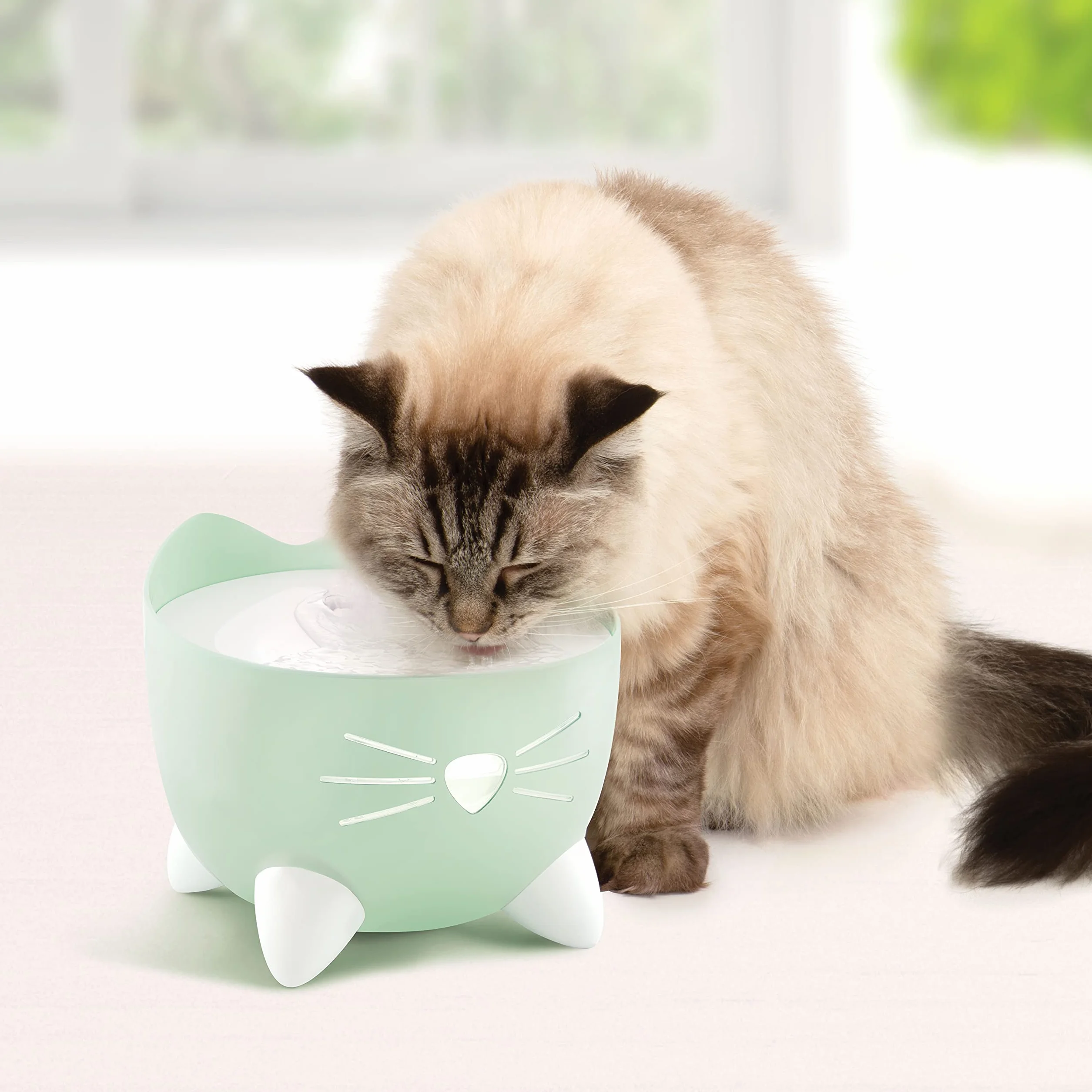 Catit Pixi Fontanna na wodę dla kota 2,5 l miętowa zieleń