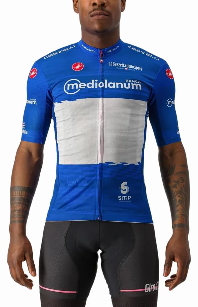 Castelli 9510602-058#GIRO106 Comp Jrs Męska Długa Koszulka Niebieski XL