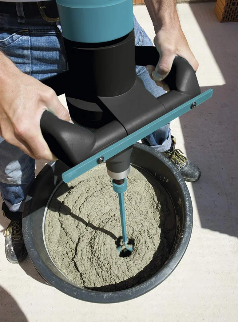 Mieszadło C-Mix M1000+WK120 HF, 1010 W, 4,6 kg, przyłącze Hexafix, mieszadło 120 cm, beton, tynk, jastrych, klej do płytek, farba