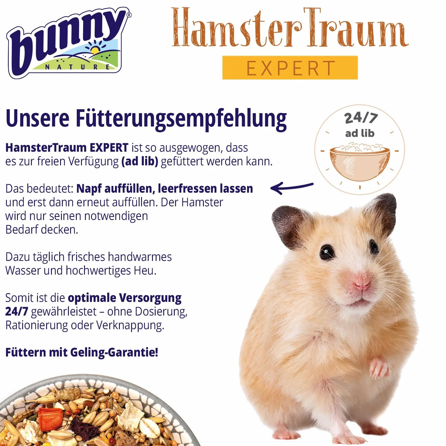 Bunny HamsterTraum Expert 600 g