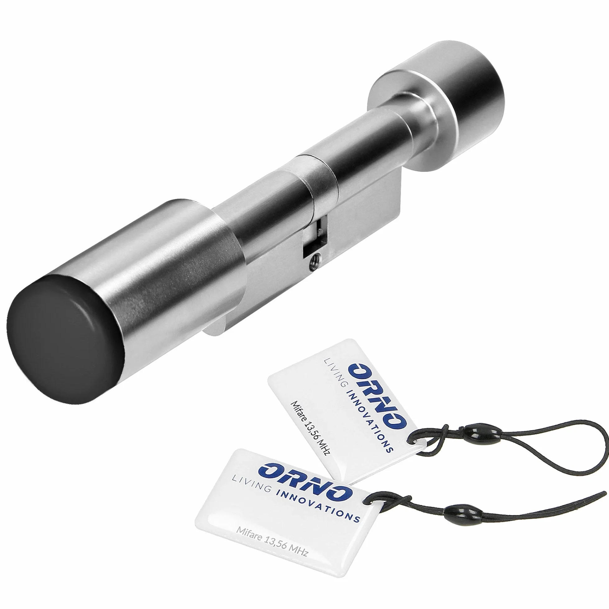 Orno ZS-851 cylinder z gałką z kartą i czytnikiem etykiet zbliżeniowych, IP65 (35 mm), czarny
