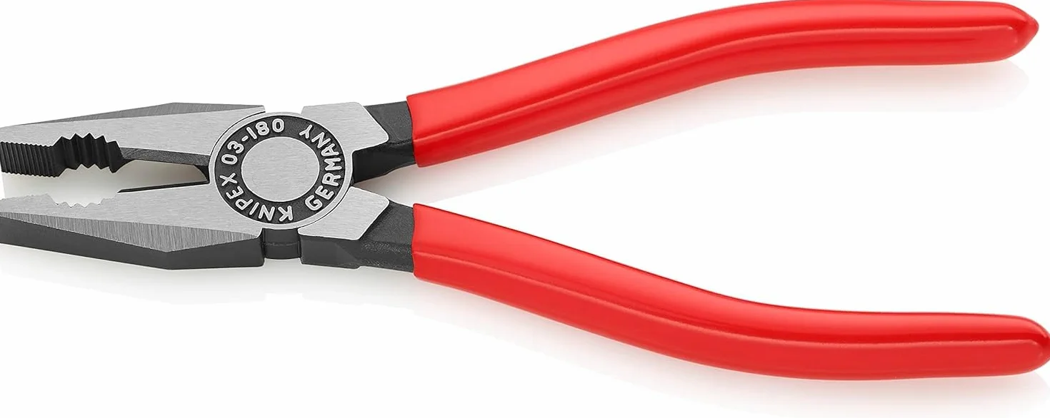 KNIPEX Szczypce uniwersalne z tworzywa sztucznego, powlekane 180 mm, 03 01 180 EAN