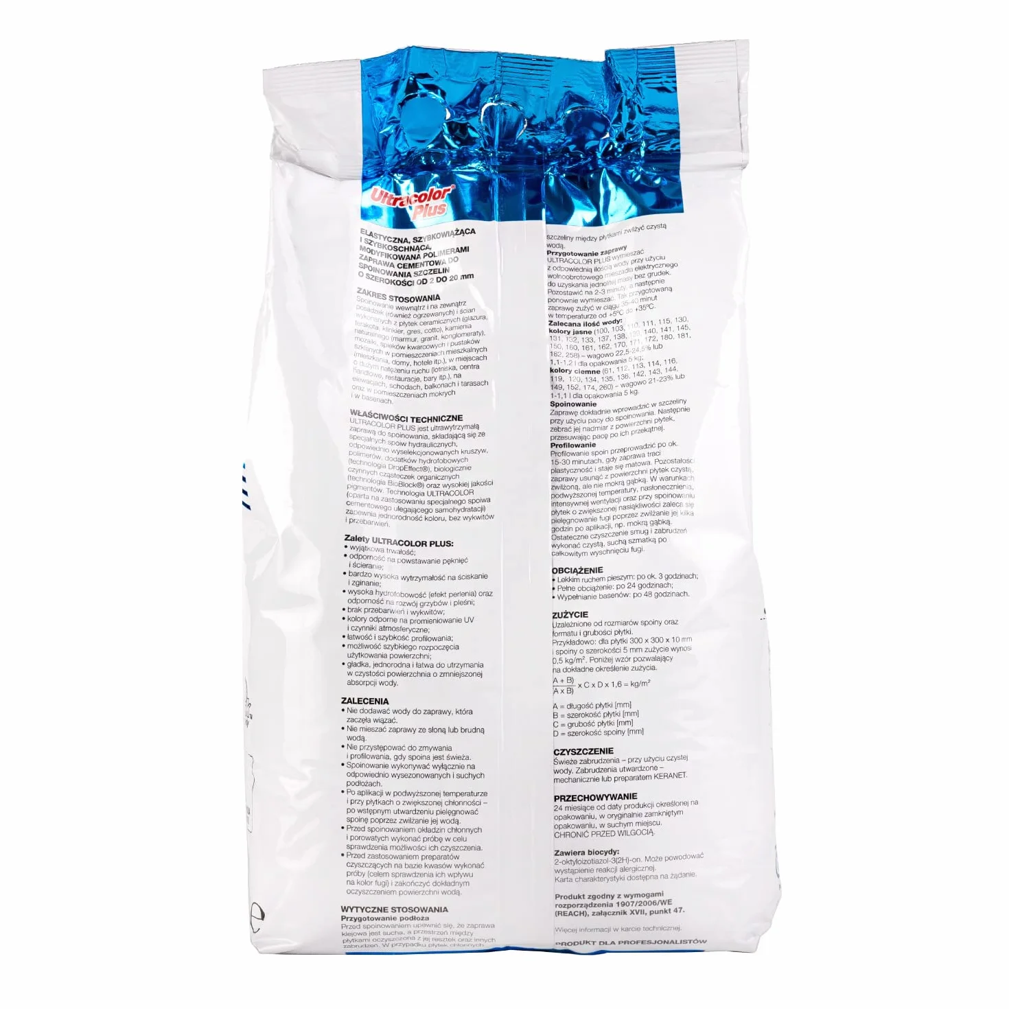 Fuga cementowa MAPEI ULTRACOLOR PLUS 5kg 112 tytan