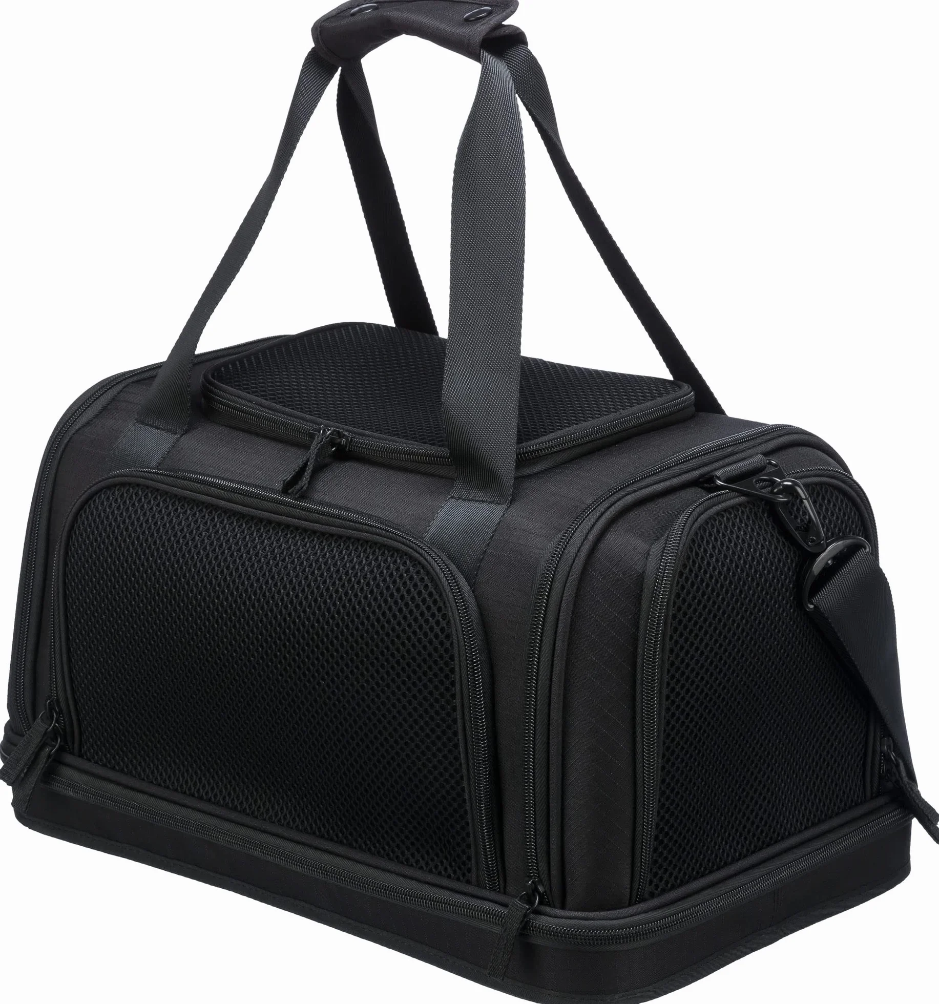 TRIXIE Airline 28904 torba podróżna, samolot, torba podróżna dla psów, 28 × 25 × 44 cm, czarna