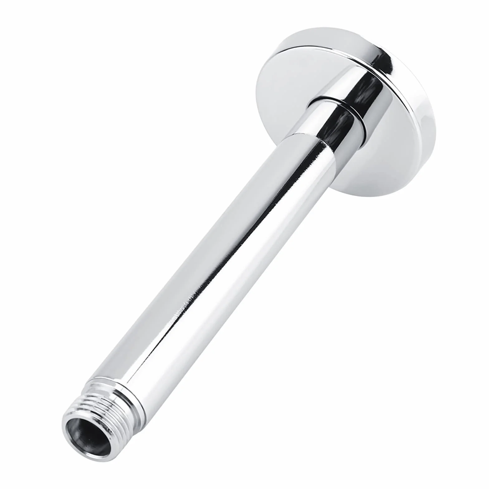 Ramię Prysznicowe Stali Nierdzewnej 20cm Chromowane Przedłużacz Głowicy Sufitowej G 1/2