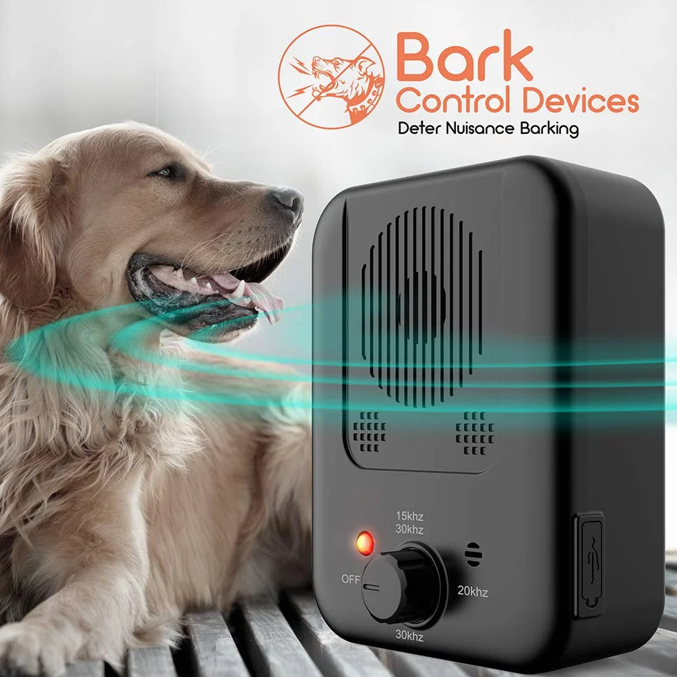 NogrAx Sonic Anti Barking Device: Ultradźwiękowy korek do kory dla odstraszających psów - Ogrody zewnętrzne Trening korektora zwierząt domowych i odstraszacz zachowań