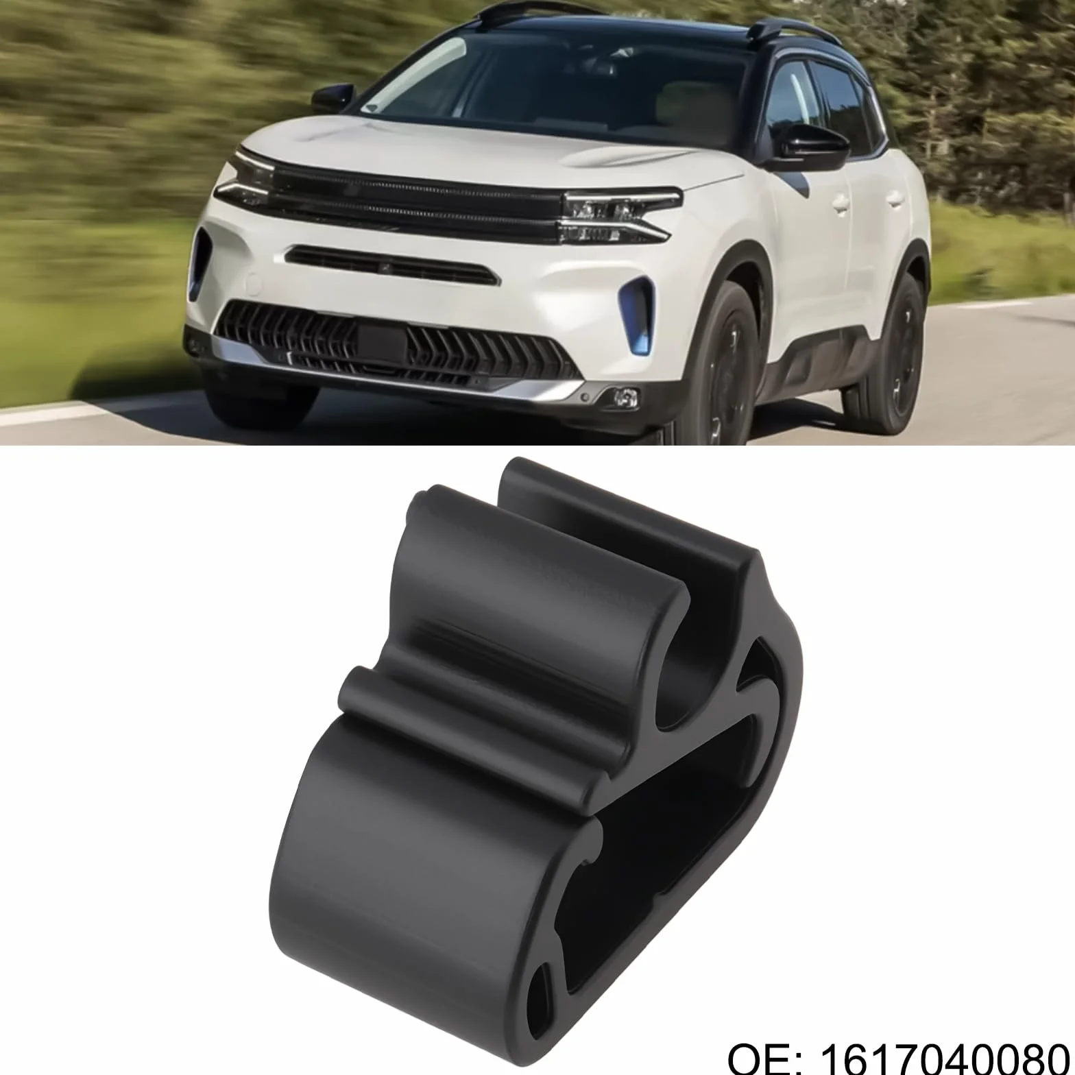 Klipsy zaciskowe do rur natryskowych Peugeot 5008/3008 2009-2017 1617040080