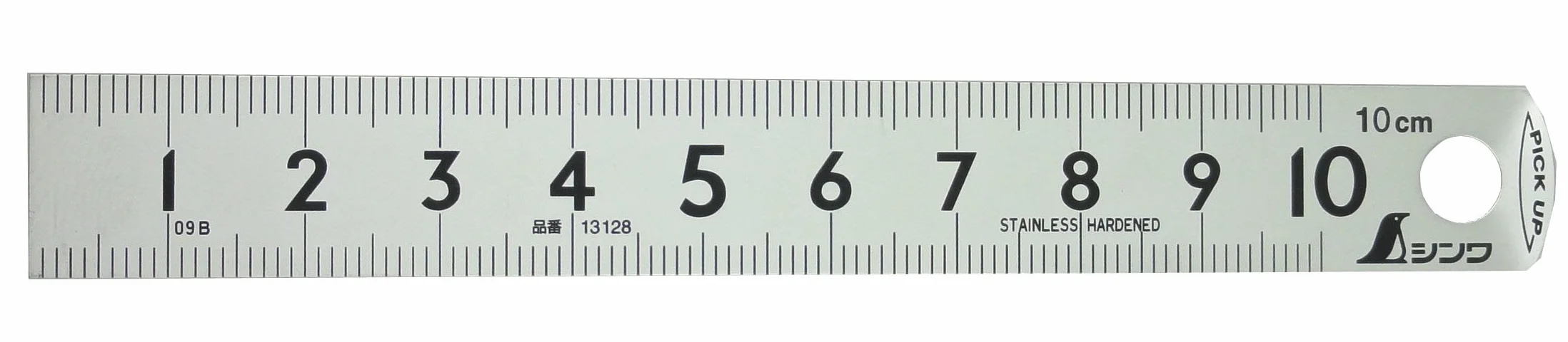 Shinwa Sokutei skala podnoszenia (srebrna) wyświetlacz w cm [1 mm podziałka, 10 cm] (13128) (import z Japonii)